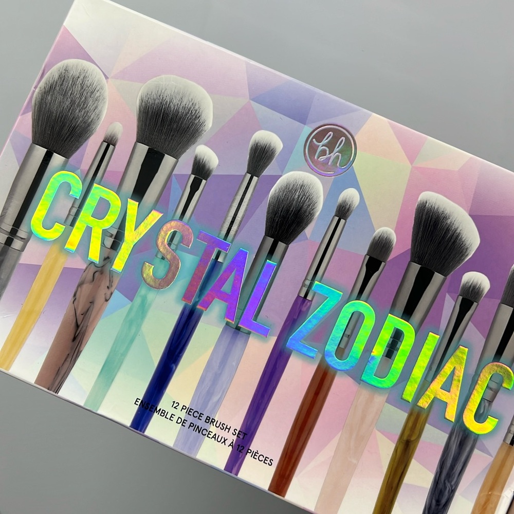 BH Cosmetics Crystal Zodiac Brush Set - Multicolor